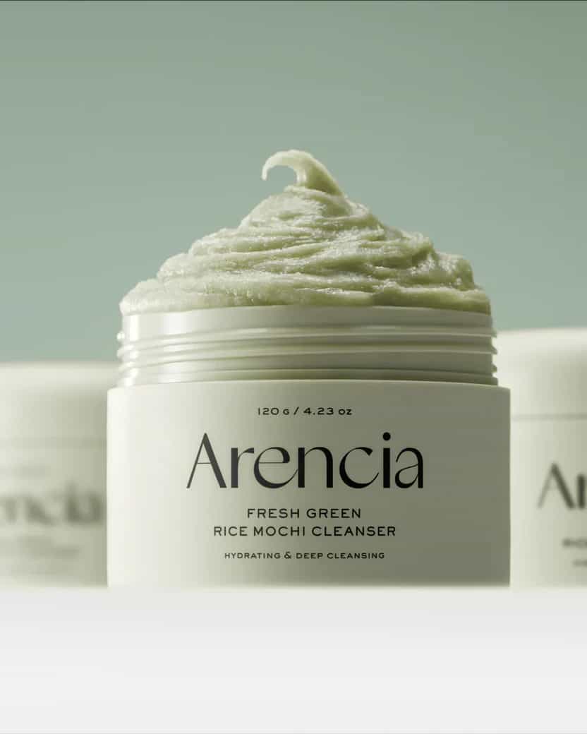 Arencia Fresh Green Rice Mochi Cleanser — skincare coreano Sakura