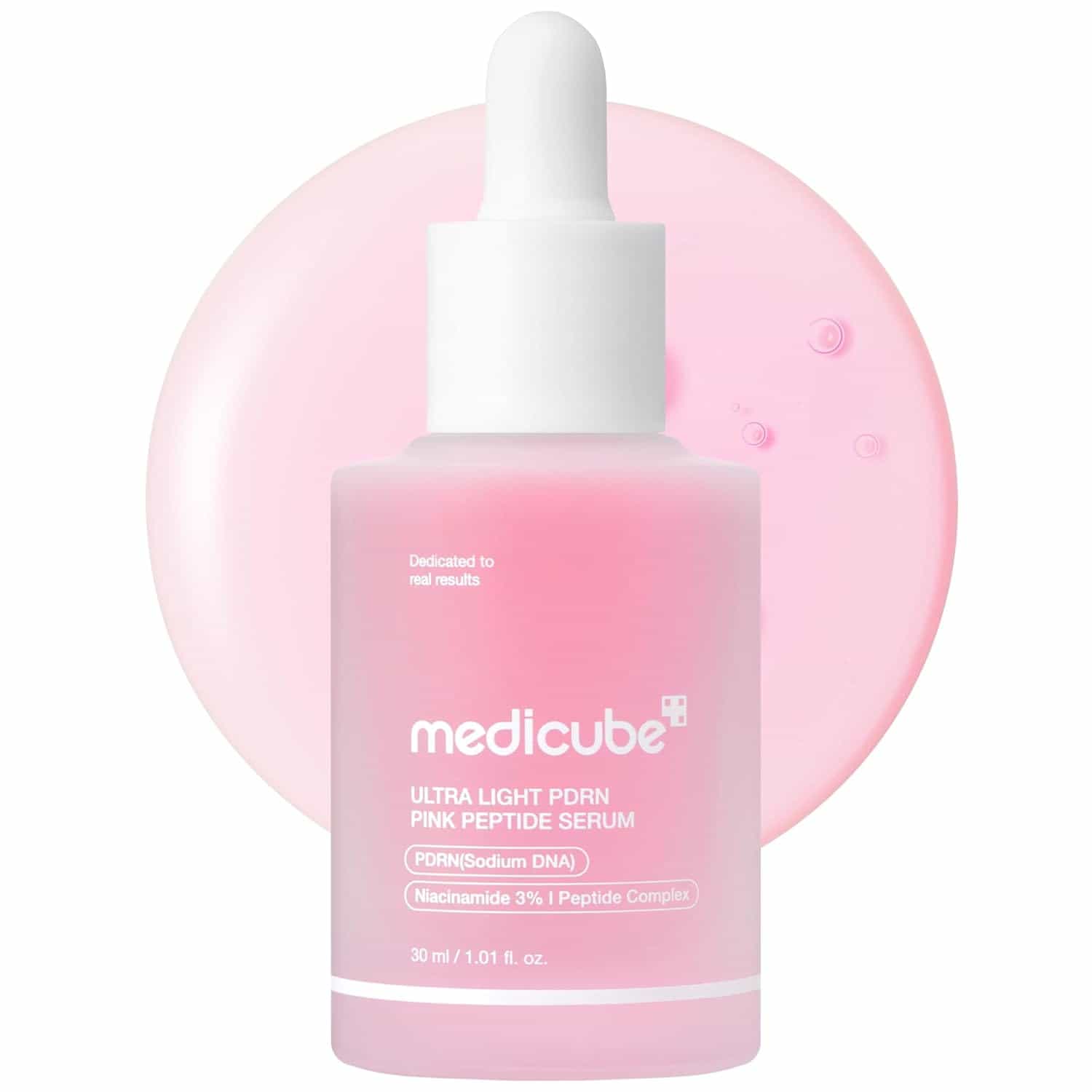 Medicube PDRN Pink Peptide Serum con ADN de Salmón, Sérum Hidratante Ultraligero con Ácido Hialurónico — skincare coreano Sakura