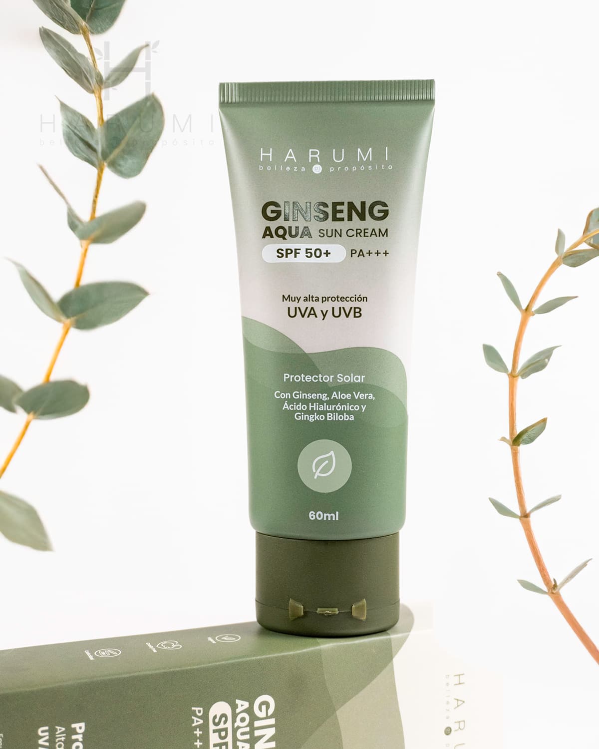 Harumi Ginseng Aqua Sun Cream SPF50 thumbnail