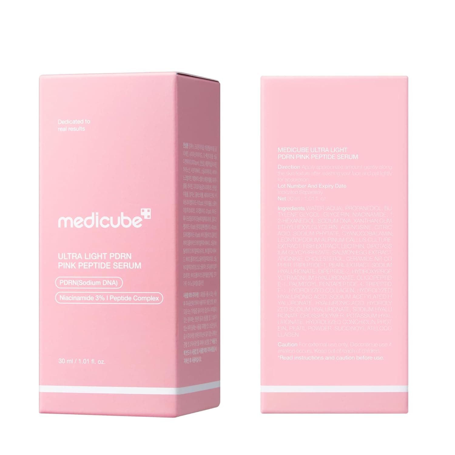 Medicube PDRN Pink Peptide Serum con ADN de Salmón, Sérum Hidratante Ultraligero con Ácido Hialurónico thumbnail