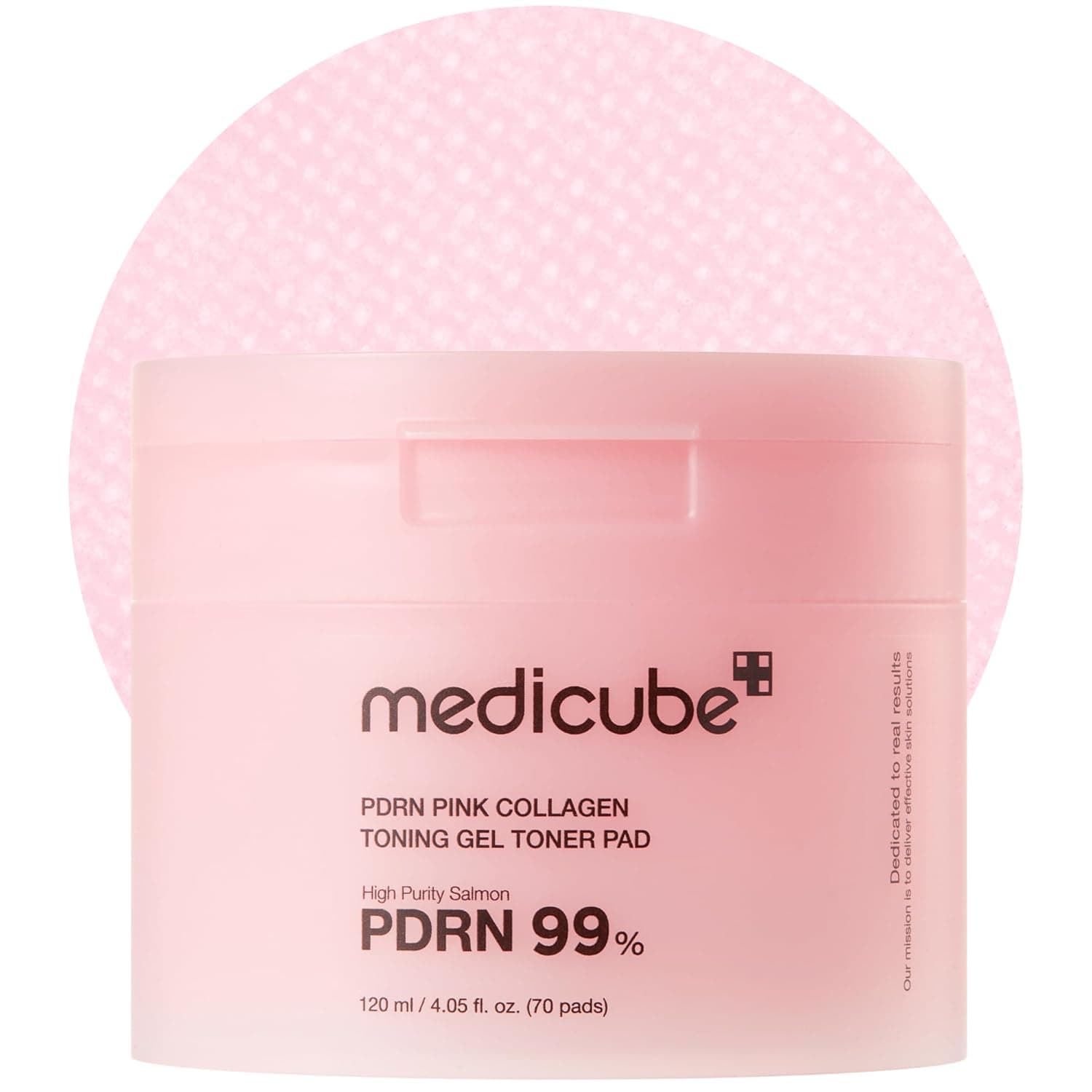 Medicube PDRN PINK almohadilla de gelatina de colágeno rosa